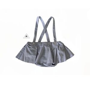 Stylish Gray overall dress by boutique brand, Message In A Bottle
